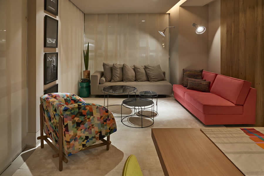 Sala De Estar Pequena Com Sala De Jantar