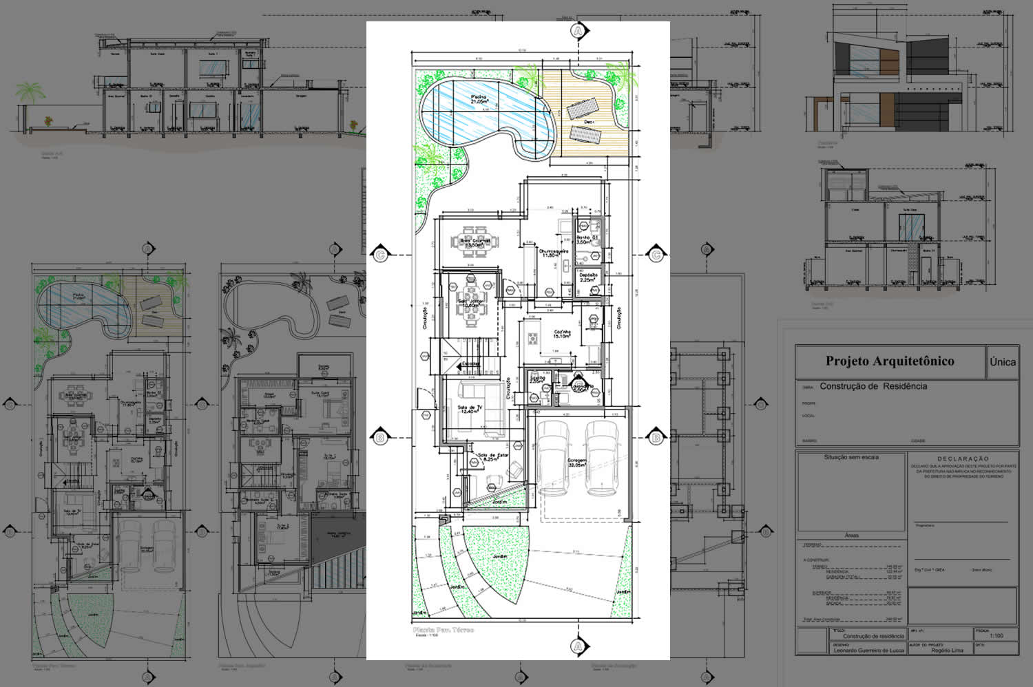 Planta Baixa Completa Reproduo Canaille Lioz Arquitetura With Planta Baixa Completa Reproduo Canaille Lioz Arquitetura With