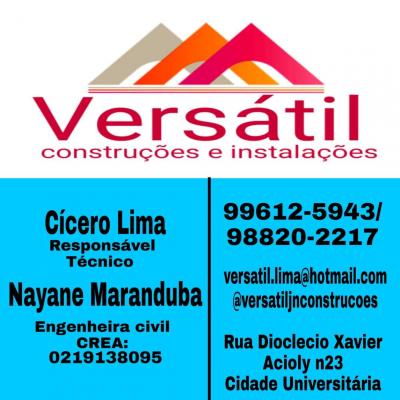 VERSÁTIL  CONSTRUÇOES  E INSTALAÇÕES 