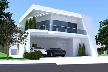 Projeto contemporânea com 3 suítes