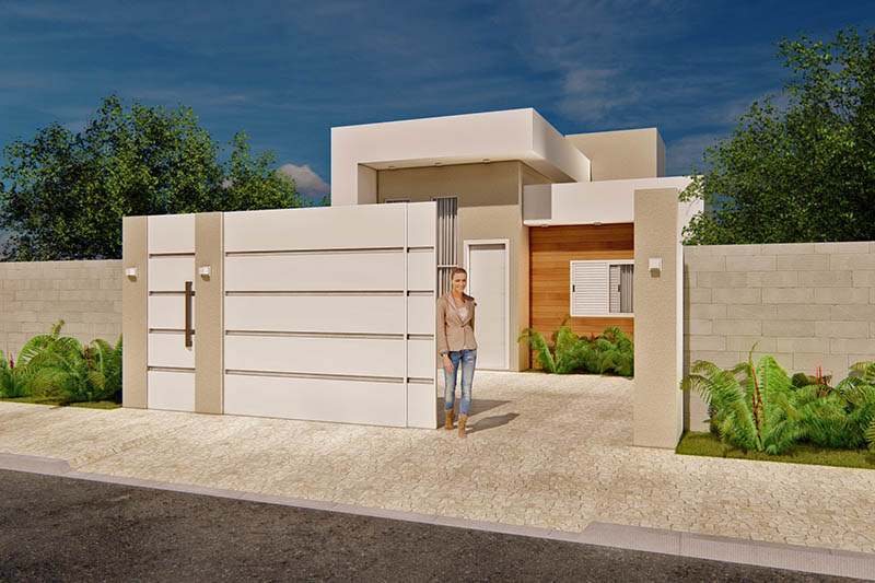 Casa térrea de 70m²