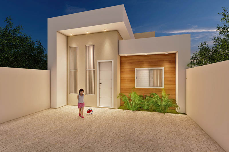 Casa térrea de 70m²