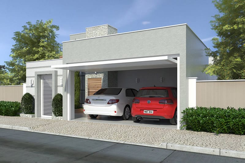 Casa simples com garagem