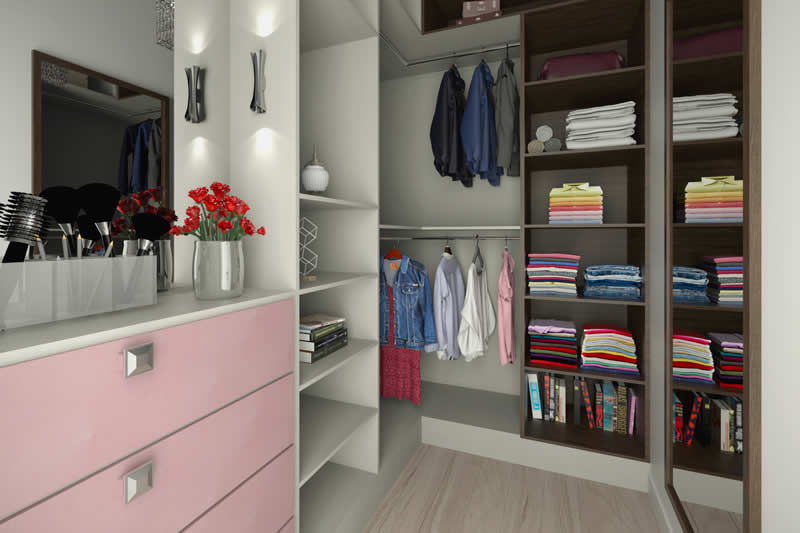 Closet amplo