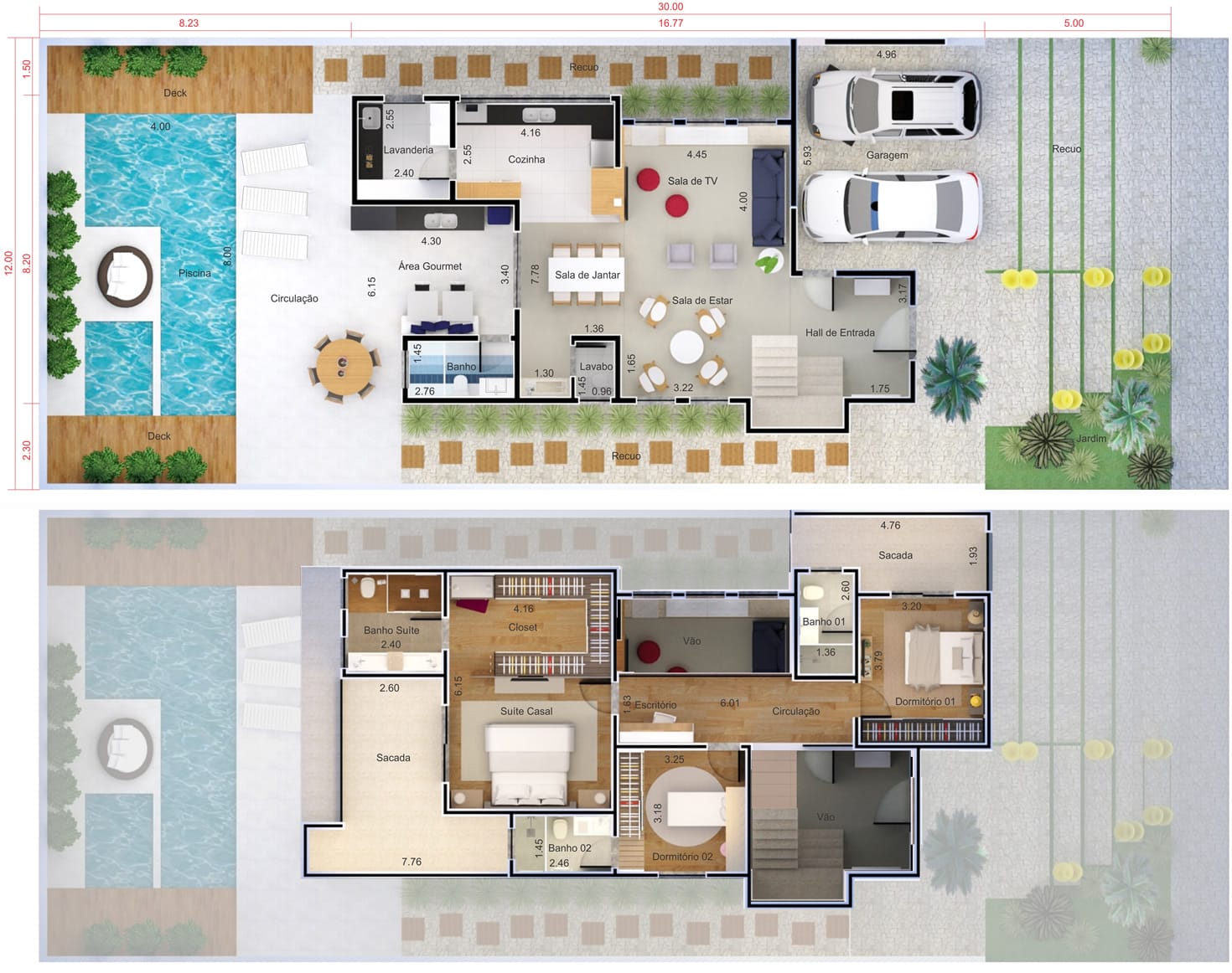 SOBRADO MODERNO COM 3 SUÍTES 💎 💰940.000,00 📐 178 m² de área